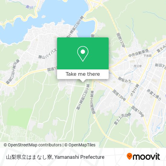 山梨県立はまなし寮 map