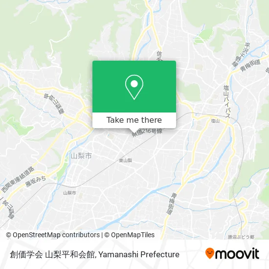 創価学会 山梨平和会館 map