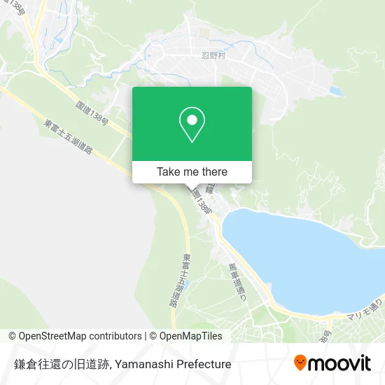 鎌倉往還の旧道跡 map