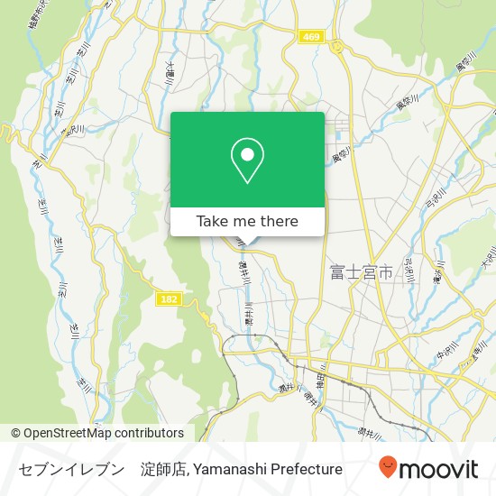 セブンイレブン　淀師店 map