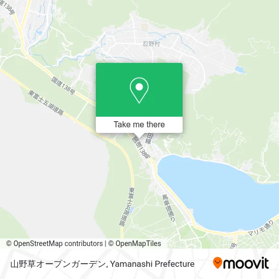 山野草オープンガーデン map