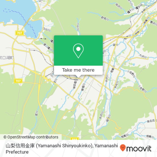 山梨信用金庫 (Yamanashi Shinyoukinko) map