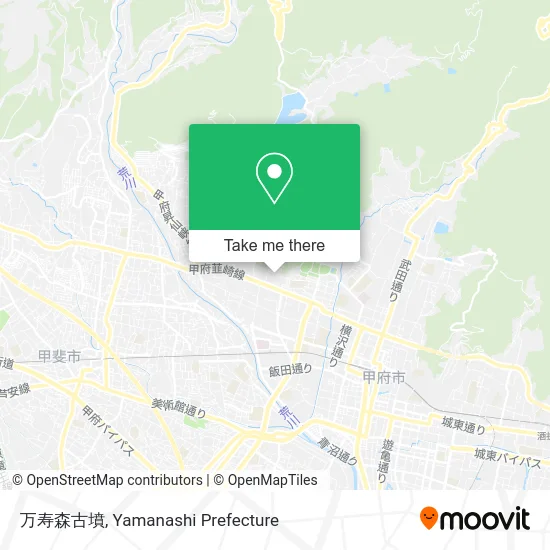 万寿森古墳 map