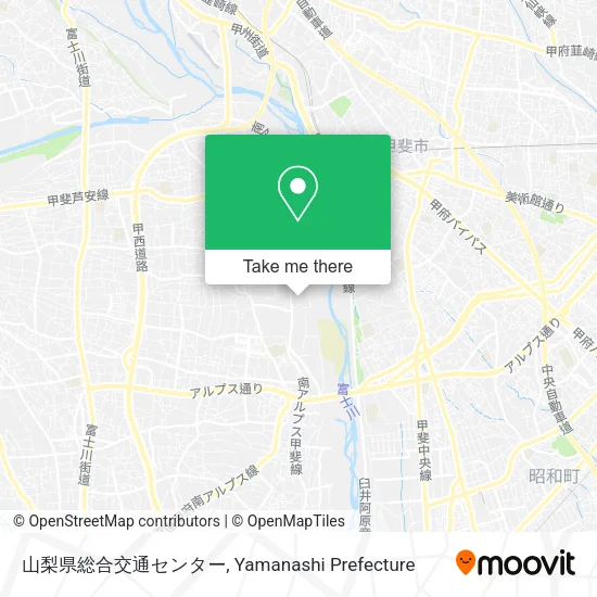 山梨県総合交通センター map