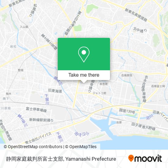 静岡家庭裁判所富士支部 map