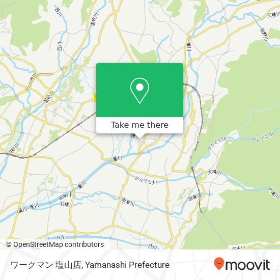ワークマン 塩山店 map