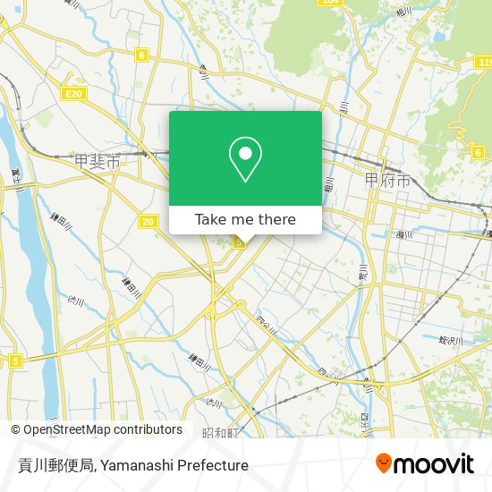 貢川郵便局 map