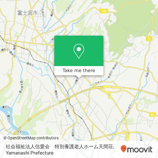 社会福祉法人信愛会　特別養護老人ホーム天間荘 map