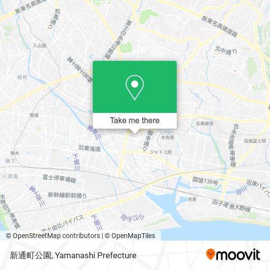 新通町公園 map