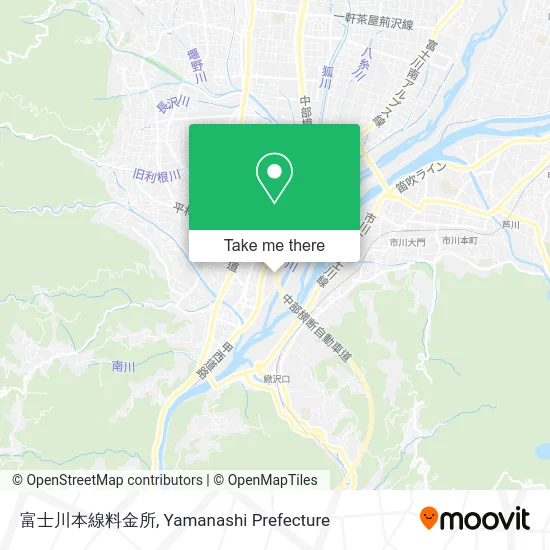 富士川本線料金所 map