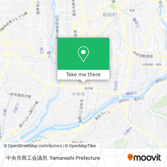 中央市商工会議所 map