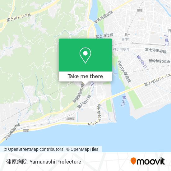 蒲原病院 map