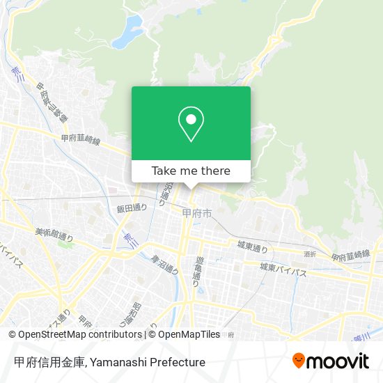 甲府信用金庫 map