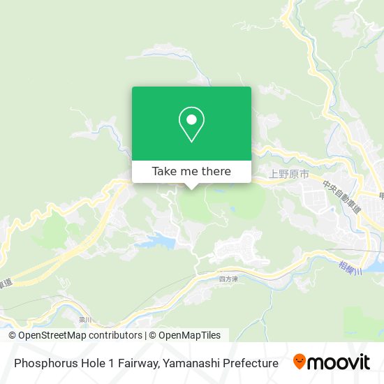 Phosphorus Hole 1 Fairway map