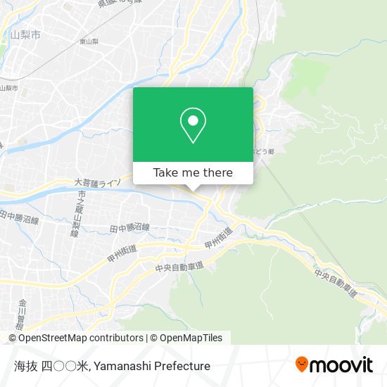 海抜 四〇〇米 map