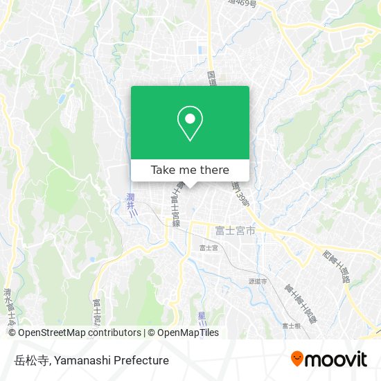 岳松寺 map