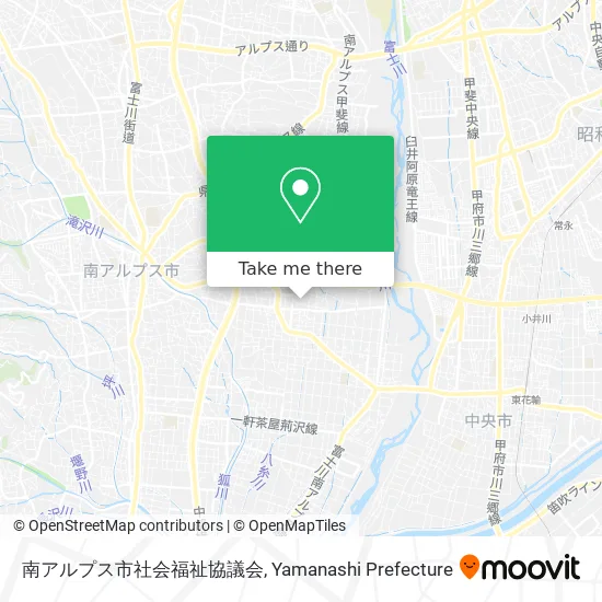 南アルプス市社会福祉協議会 map