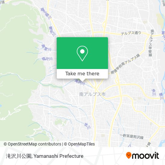 滝沢川公園 map
