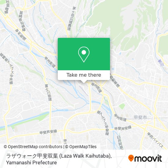 ラザウォーク甲斐双葉 (Laza Walk Kaihutaba) map