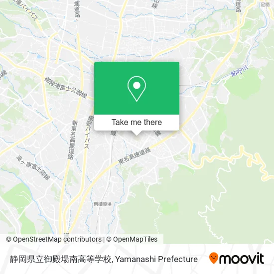 静岡県立御殿場南高等学校 map