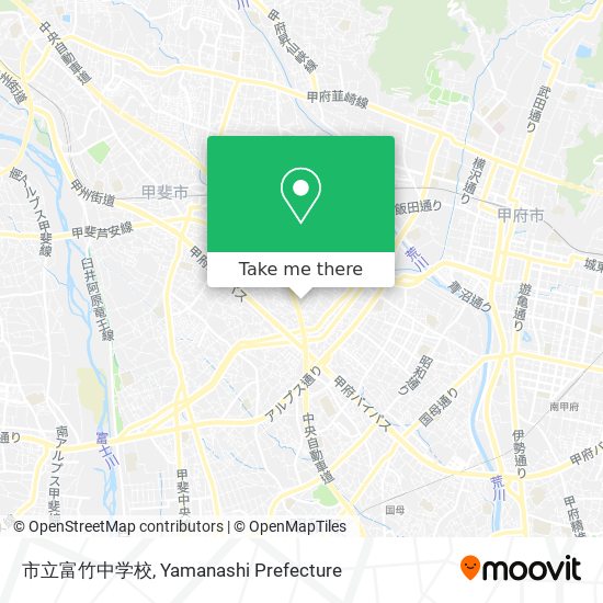 市立富竹中学校 map