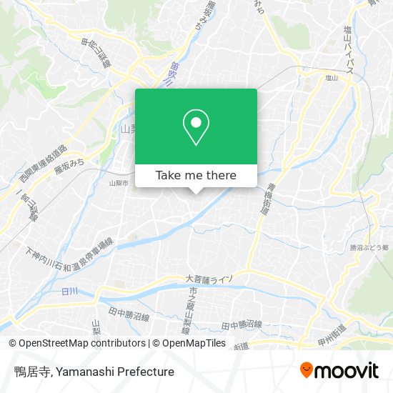 鴨居寺 map