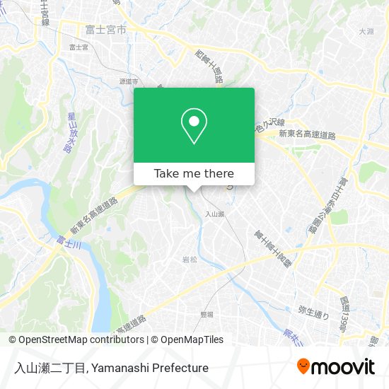 入山瀬二丁目 map