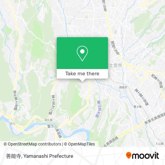 善能寺 map