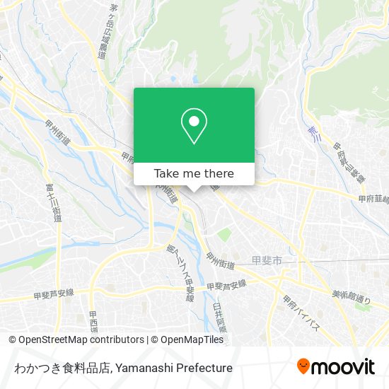 わかつき食料品店 map