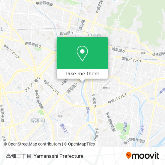 高畑三丁目 map