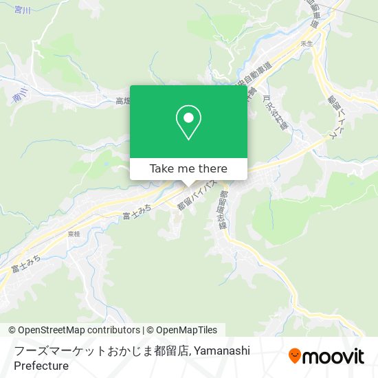 フーズマーケットおかじま都留店 map