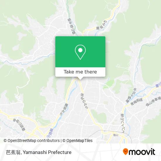 Basho Monument map