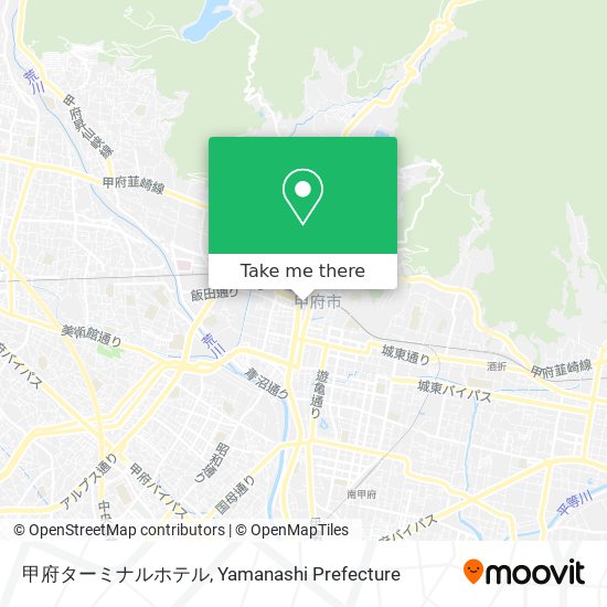 甲府ターミナルホテル map