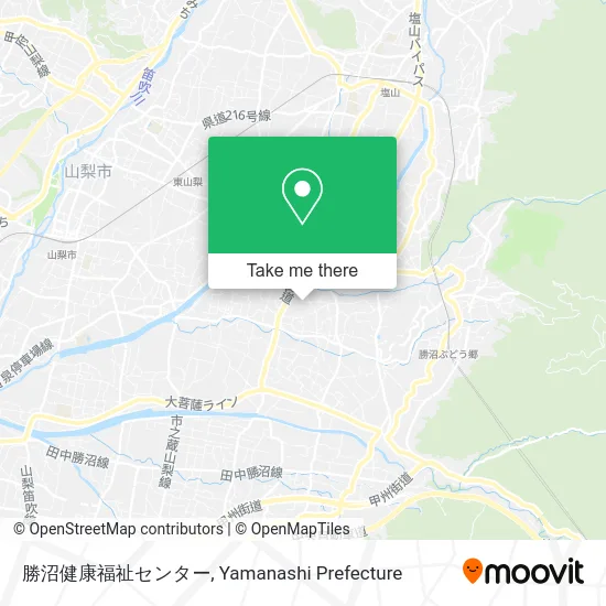 勝沼健康福祉センター map