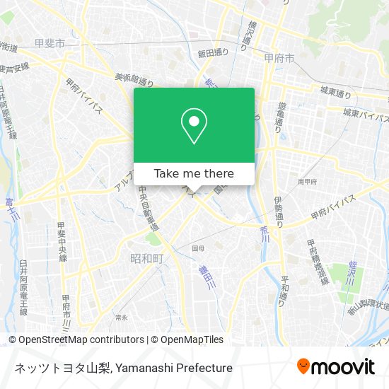 ネッツトヨタ山梨 map
