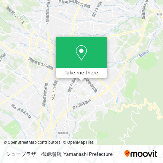 シュープラザ　御殿場店 map