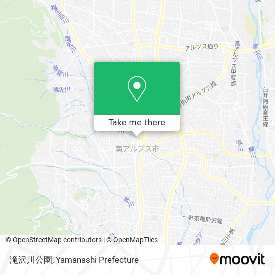 滝沢川公園 map