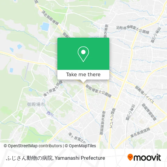 Fujisan Animal Hospital map