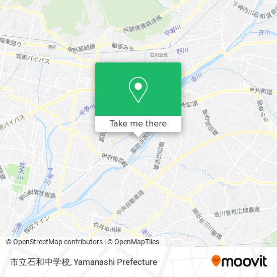 市立石和中学校 map