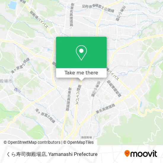 くら寿司御殿場店 map