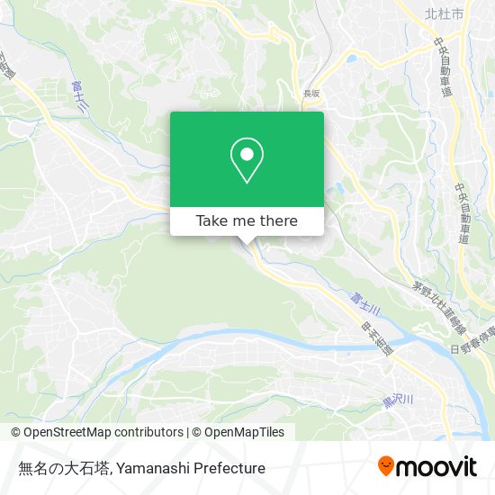 無名の大石塔 map