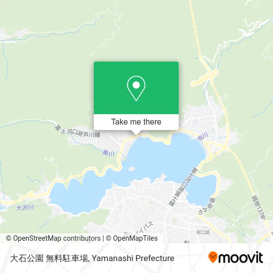 大石公園 無料駐車場 map