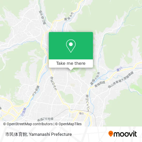 Citizens' Sports Hall map