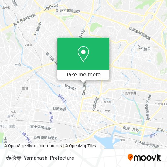 泰徳寺 map