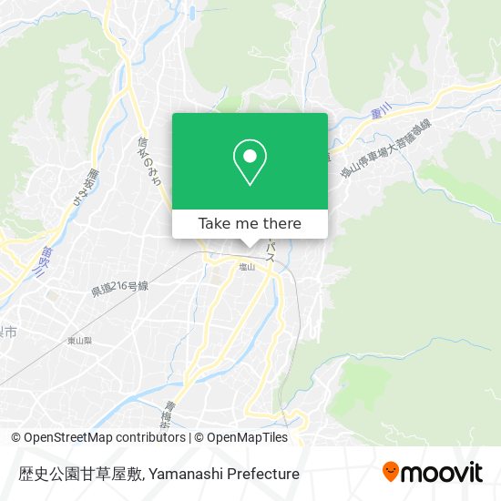 歴史公園甘草屋敷 map