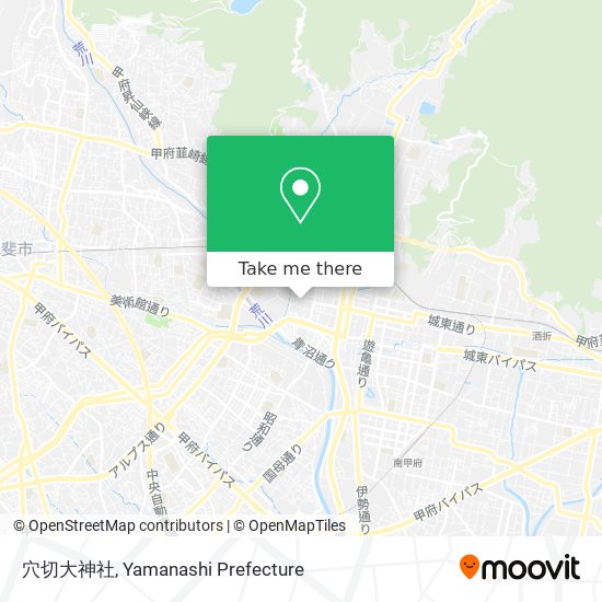穴切大神社 map