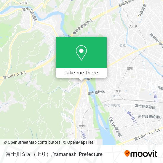 富士川Ｓａ（上り） map