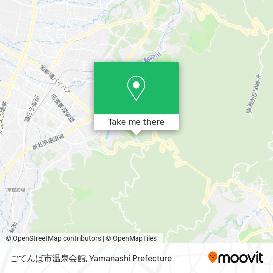 ごてんば市温泉会館 map