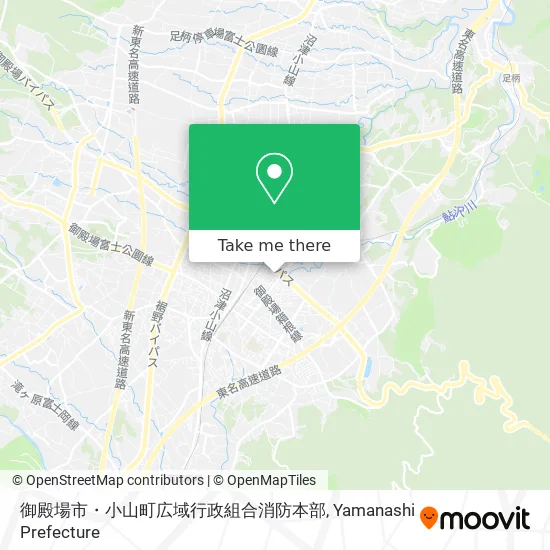 御殿場市・小山町広域行政組合消防本部 map