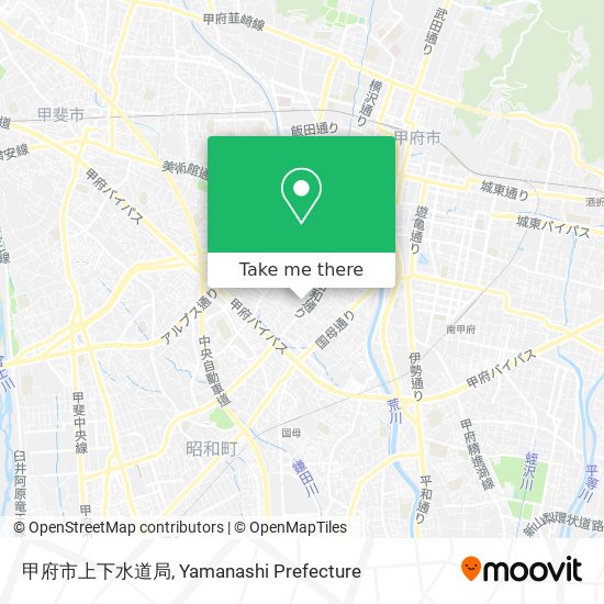 甲府市上下水道局 map